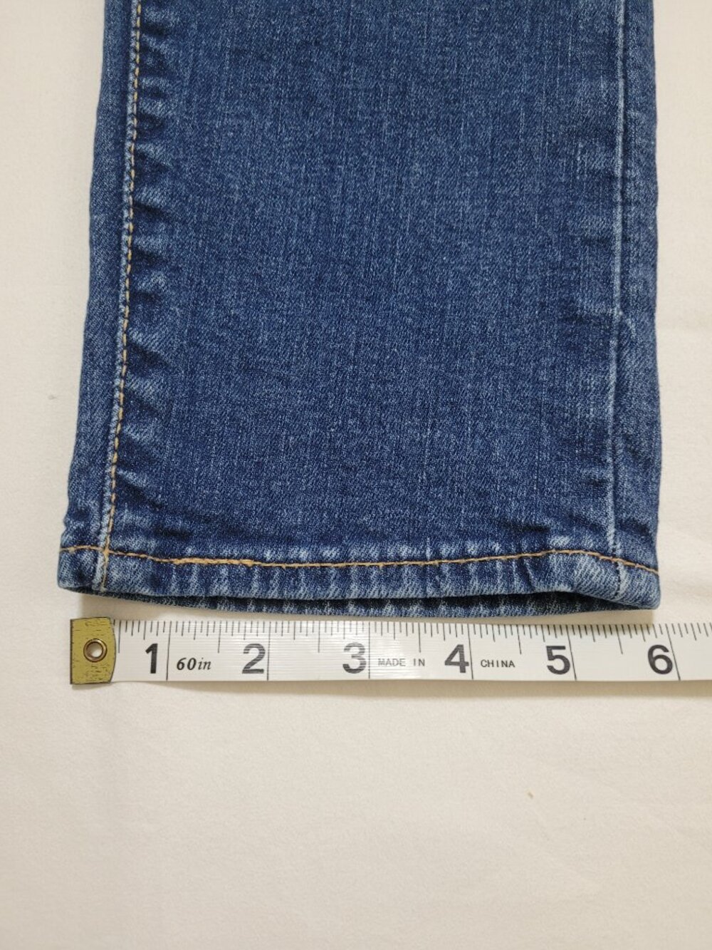 Levis 512 Slim Taper Mens Jeans 31x34 Dark Wash Indigo Stretch Denim Minimalist - Picture 10 of 12
